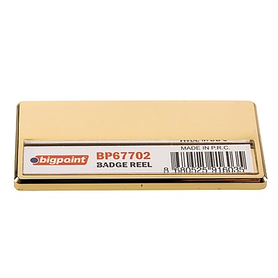 Metal Mıknatıslı İsimlik Gold