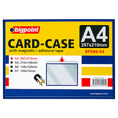 A4 Mıknatıslı(Magnetic) Afiş Muhafaza Kabı