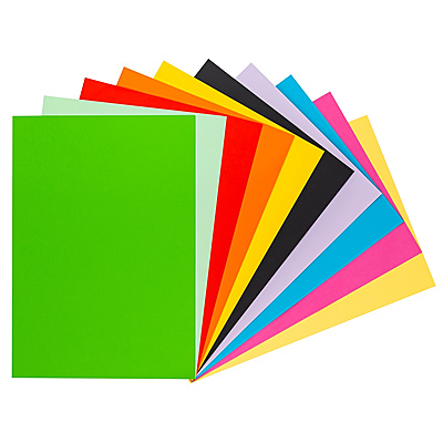 Fon Kartonu 35x50cm 120 Gram Karışık 10 Renk