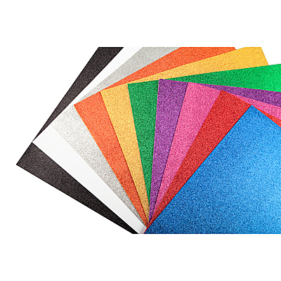 Simli Karton 50x70cm Karışık 10 Renk