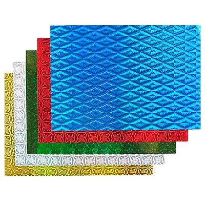 Hologramlı Karton 50x70cm Karışık 10'lu Poşet