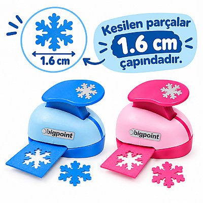 Şekilli Delgeç 1.6cm Kar Tanesi