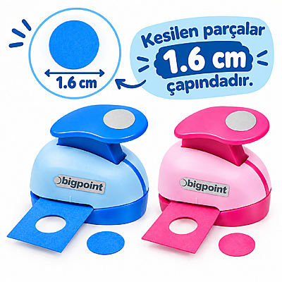 Şekilli Delgeç 1.6cm Yuvarlak