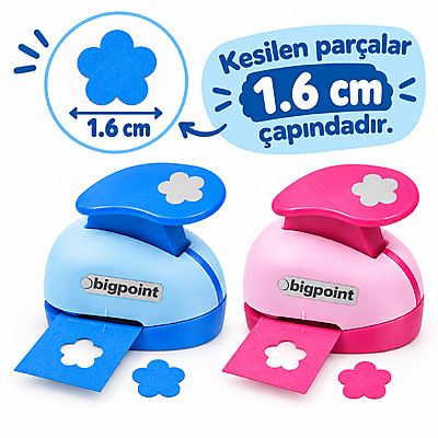 Şekilli Delgeç 1.6cm Çiçek