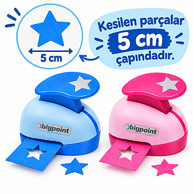 Şekilli Delgeç 5cm Yıldız