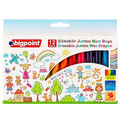 Jumbo Mum Boya(Silinebilir) 12 Renk