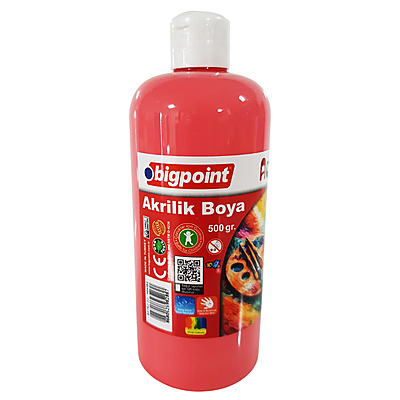 Akrilik Boya 500 gram Pembe
