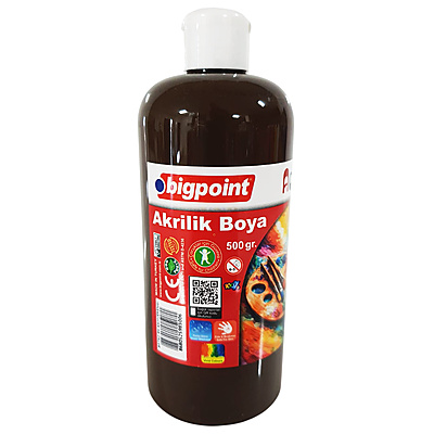 Akrilik Boya 500 gram Kahverengi