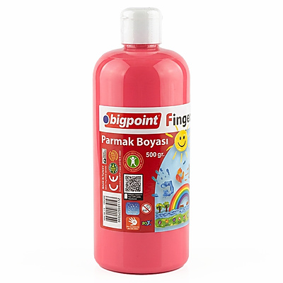 Parmak Boyası 500 gram Pembe