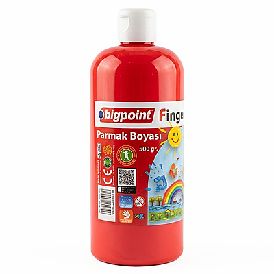 Parmak Boyası 500 gram Kırmızı