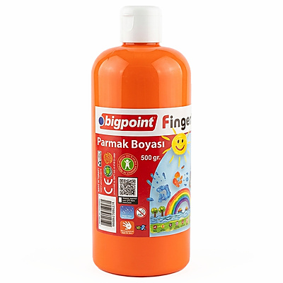 Parmak Boyası 500 gram Turuncu