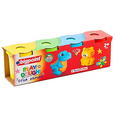 Oyun Hamuru 4'lü Set 480 Gram