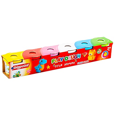 Oyun Hamuru 6'lı Set 600 Gram