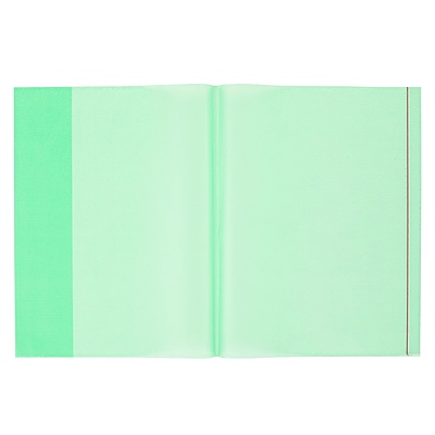A4 Hazır Defter Kabı 5'li Paket Şeffaf Yeşil