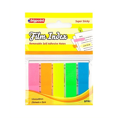 Yapışkanlı Film Index 5 Renk