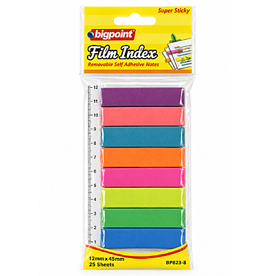 Yapışkanlı Film Index 8 Renk