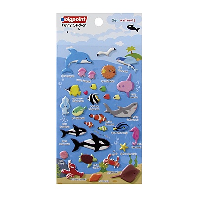 Sticker Deniz Hayvanları