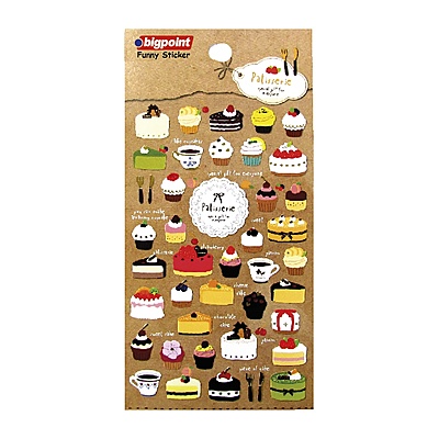 Sticker Yaldızlı Pastalar