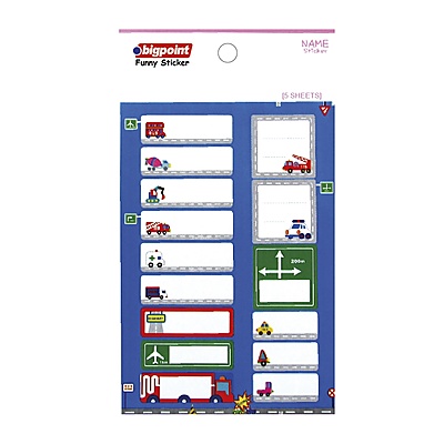 Sticker School Arabalar 5 Yaprak