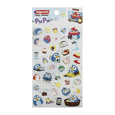 Sticker Penguen Pupu