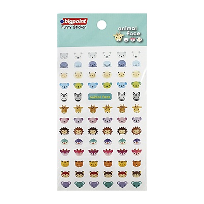 Sticker Hayvan Yüzleri