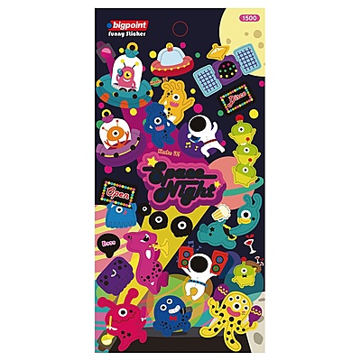 Sticker Uzay Gecesi