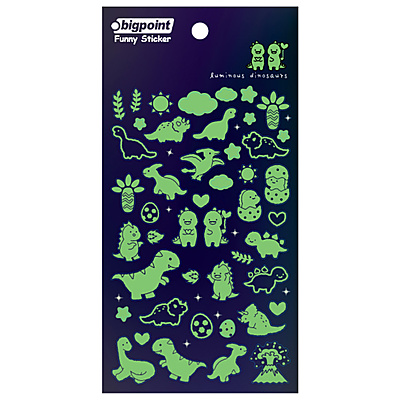 Sticker Fosforlu Dinazorlar