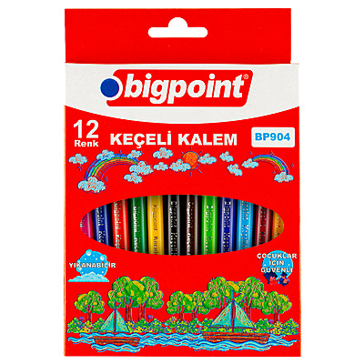 Keçeli Kalem 12'li Set (Karton Kutulu)