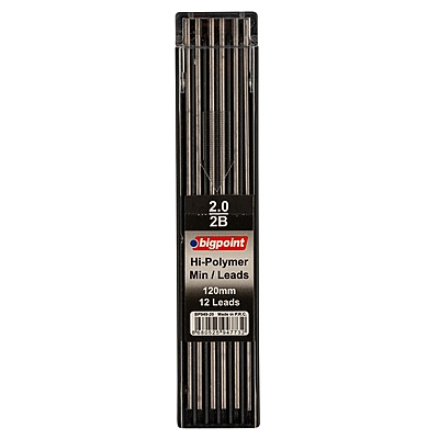 Kalem Ucu 2mm 2B 120mm 12'li Tüp