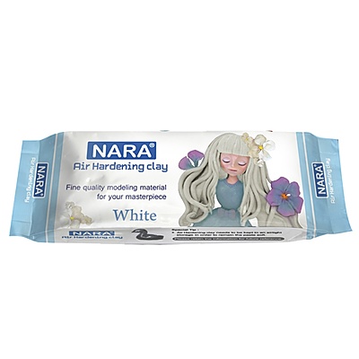 Nara Hava ile Kuruyan Kil 500 Gram Beyaz