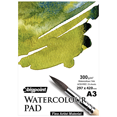 Suluboya Blok 300 Gram A3 - 25 Yaprak (Watercolour Pad)