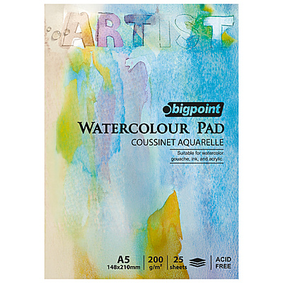 Suluboya Blok 200 Gram A5 - 25 Yaprak (Watercolour Pad)