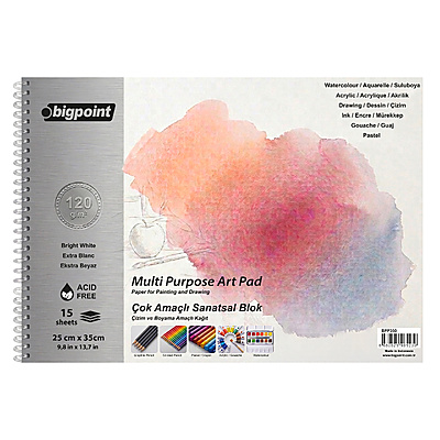 Sanatsal Resim Defteri 120 Gram 25x35cm - 15 Yaprak
