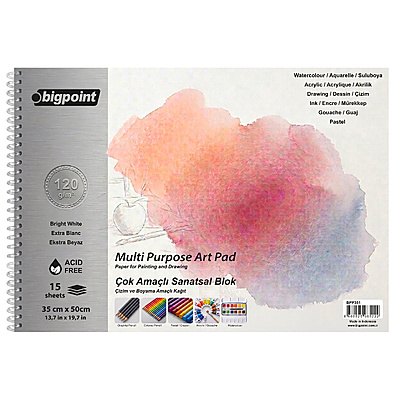 Sanatsal Resim Defteri 120 Gram 35x50cm - 15 Yaprak