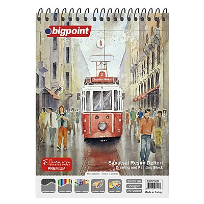 Sanatsal Resim Defteri 135 Gram 25x35cm - 25 Yaprak