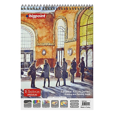 Sanatsal Resim Defteri 135 Gram 35x50cm - 25 Yaprak