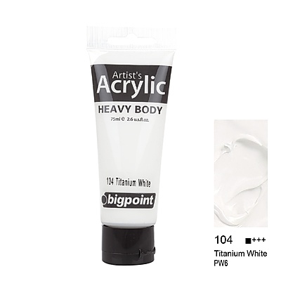 Akrilik Boya 75 ml Titanium White 104