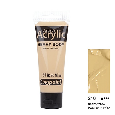 Akrilik Boya 75 ml Naples Yellow Hue 210