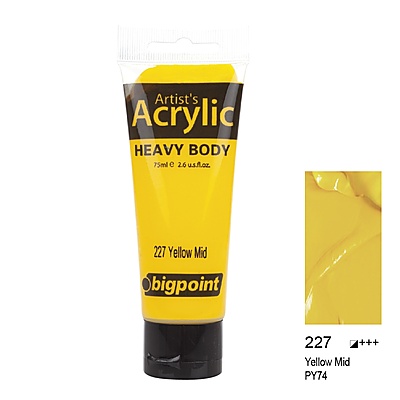 Akrilik Boya 75 ml Yellow Middle 227