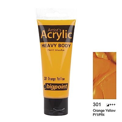 Akrilik Boya 75 ml Orange Yellow 301