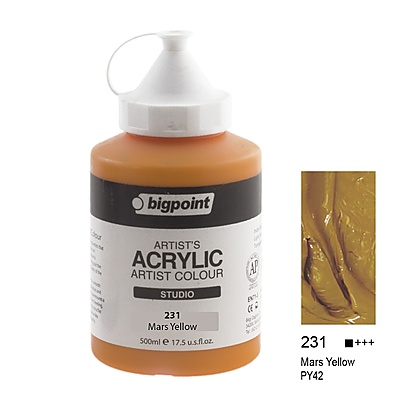 Akrilik Boya 500 ml Mars Yellow 231