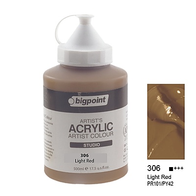 Akrilik Boya 500 ml Light Red 306