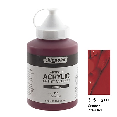 Akrilik Boya 500 ml Crimson 315