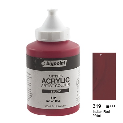 Akrilik Boya 500 ml Indian Red 319