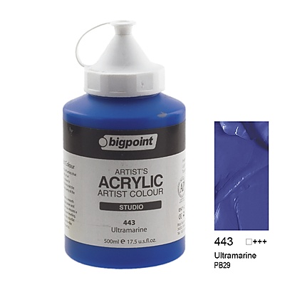Akrilik Boya 500 ml Ultra Marine 443