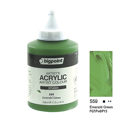 Akrilik Boya 500 ml Emerald Green 559