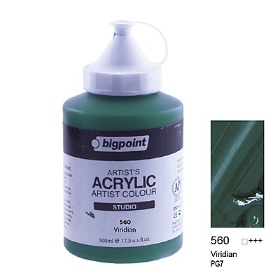 Akrilik Boya 500 ml Viridian 560