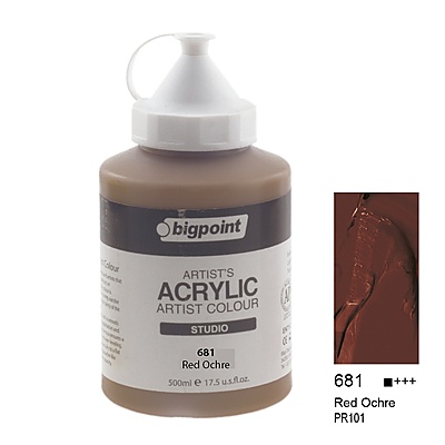 Akrilik Boya 500 ml Red Ochre 681