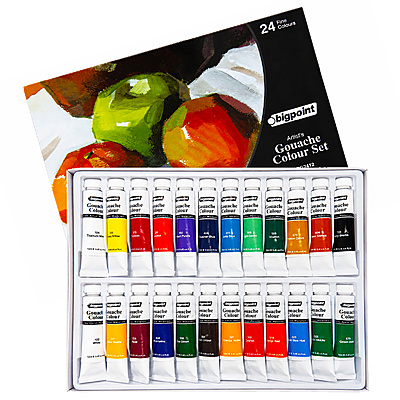 Guaj Boya Seti 12ml Tüp x 24 Renk