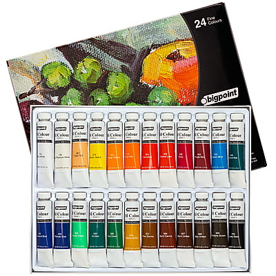 Yağlı Boya Seti 12 ml Tüp x 24 Renk